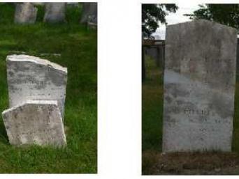 Gravestone 4 Before & After